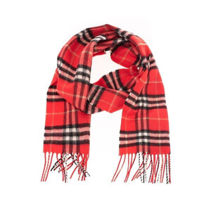Burberry Plaid Cashmere Scarf